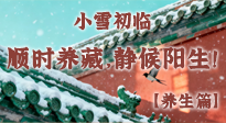 【節(jié)氣養(yǎng)生】小雪初臨：順時(shí)養(yǎng)藏，靜候陽(yáng)生！